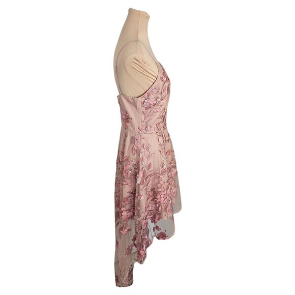 Two Sisters The Label Saskia High Low Dress - Embroidery Rose Sz 6 M - Picture 9 of 16